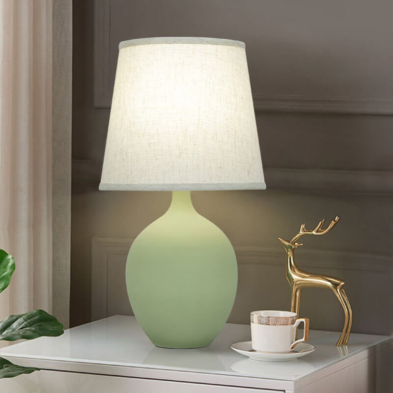 Lampe de bureau simple en céramique Lighteme Macaron