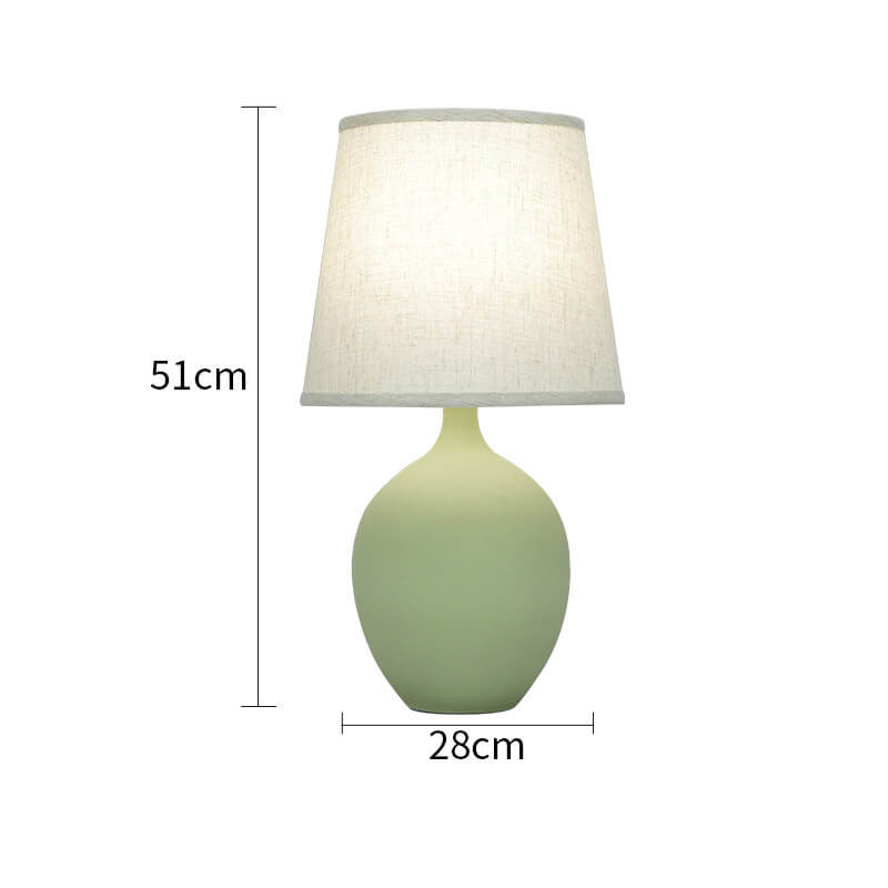 Lampe de bureau simple en céramique Lighteme Macaron