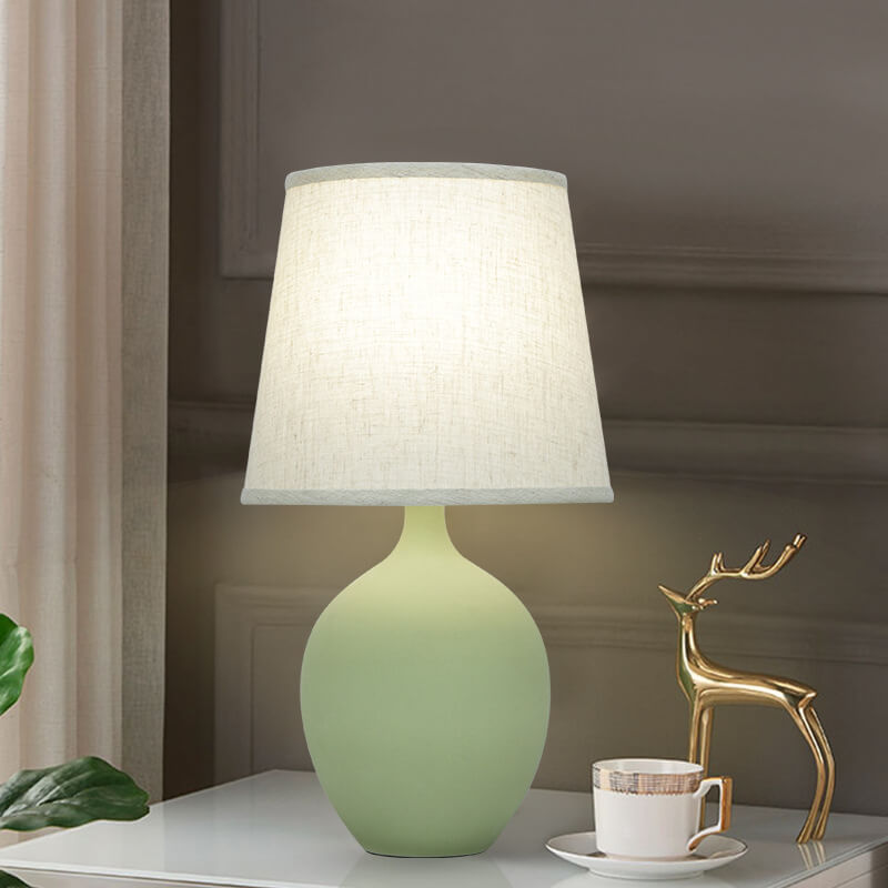 Lampe de bureau simple en céramique Lighteme Macaron