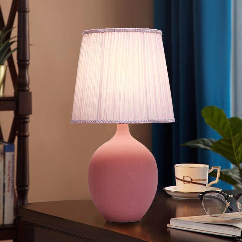 Lampe de bureau simple en céramique Lighteme Macaron