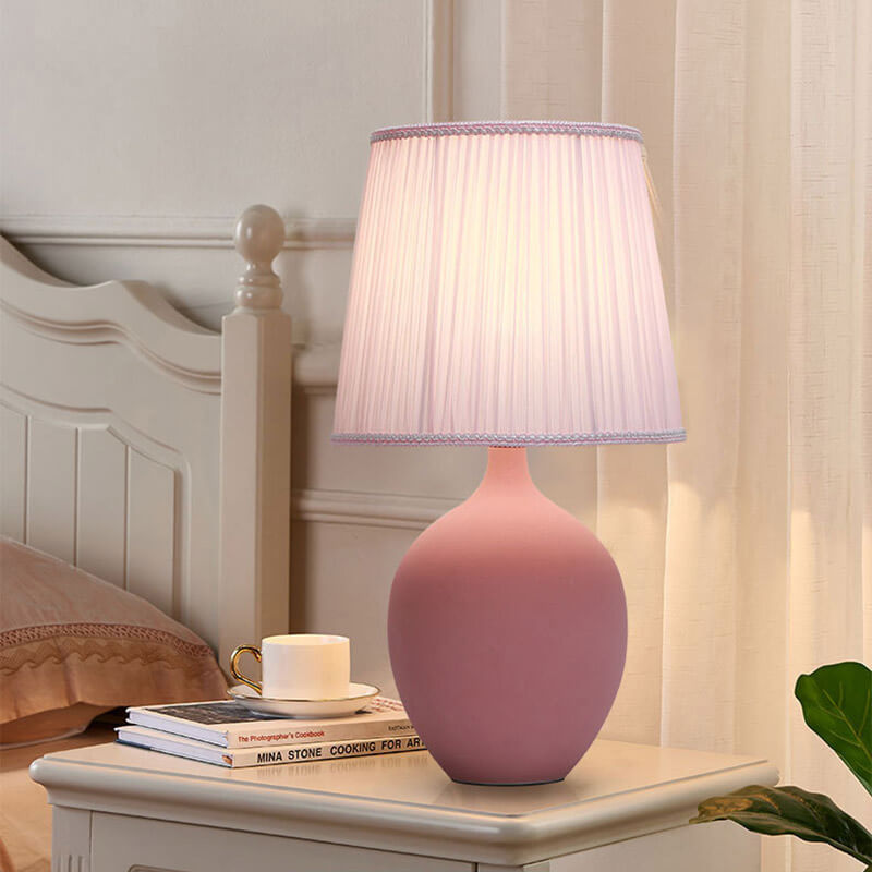 Lampe de bureau simple en céramique Lighteme Macaron