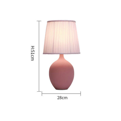 Lampe de bureau simple en céramique Lighteme Macaron