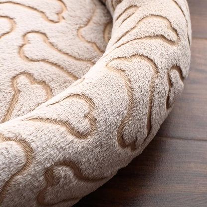 Lighteme Machine Washable Bone Dog Bed (2 sizes)