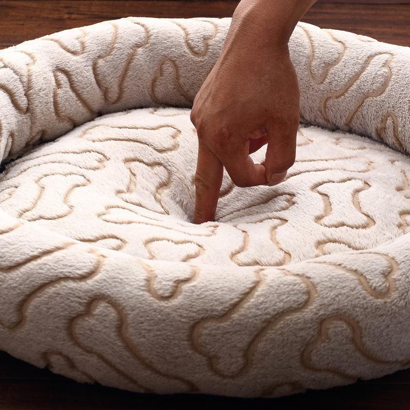 Lighteme Machine Washable Bone Dog Bed (2 sizes)