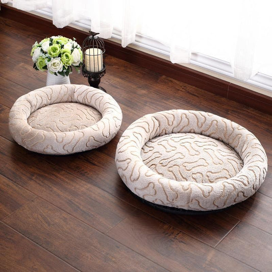 Lighteme Machine Washable Bone Dog Bed (2 sizes)