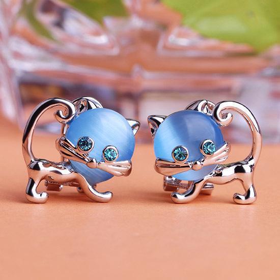Lighteme Double Cat Earrings (2 colors)