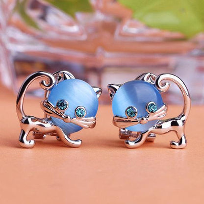 Lighteme Double Cat Earrings (2 colors)