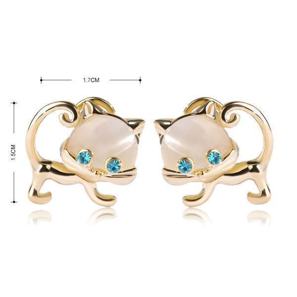 Lighteme Double Cat Earrings (2 colors)