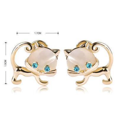 Lighteme Double Cat Earrings (2 colors)