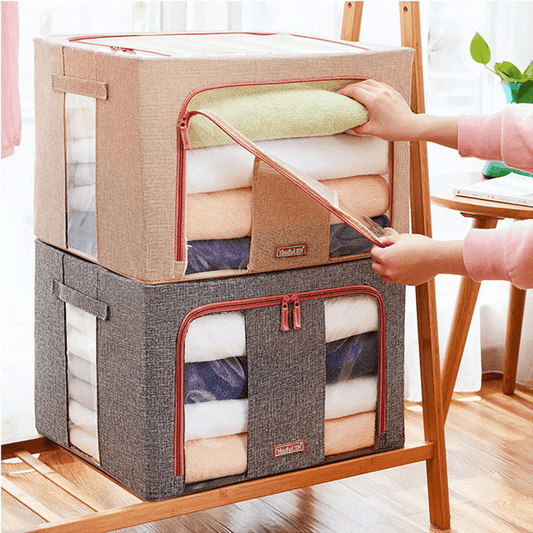 Boîte de rangement pliable pour vêtements Lighteme de grande taille 