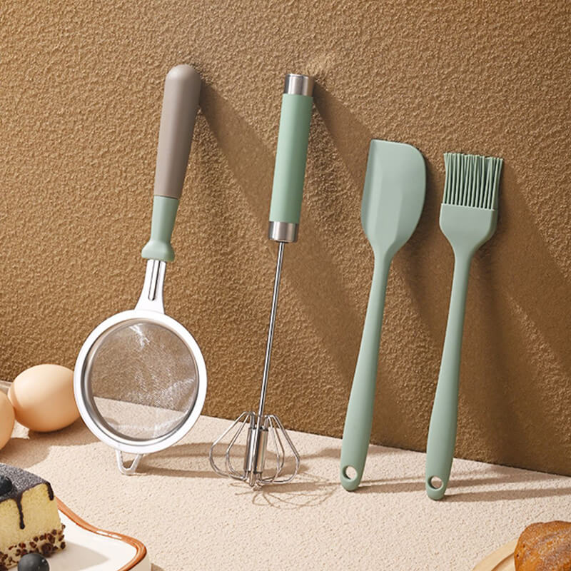 Ensemble de pâtisserie en silicone Lighteme Milk Green