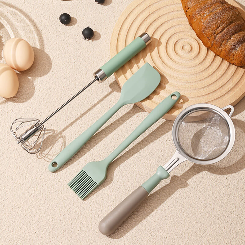 Ensemble de pâtisserie en silicone Lighteme Milk Green