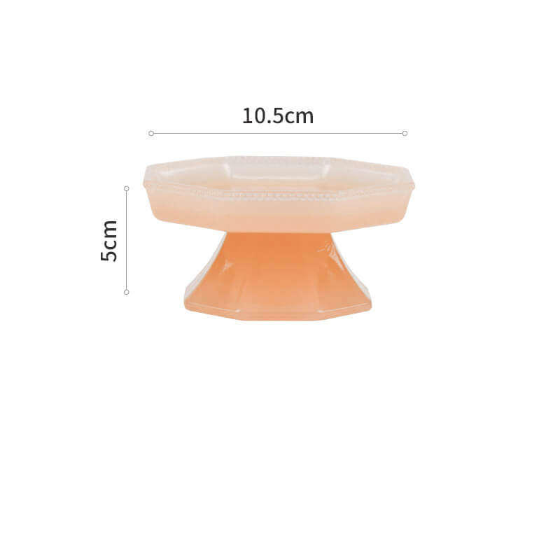 Mini présentoir à desserts en verre Lighteme