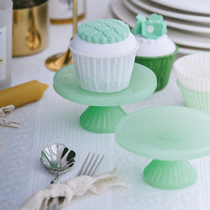Mini présentoir à desserts en verre Lighteme
