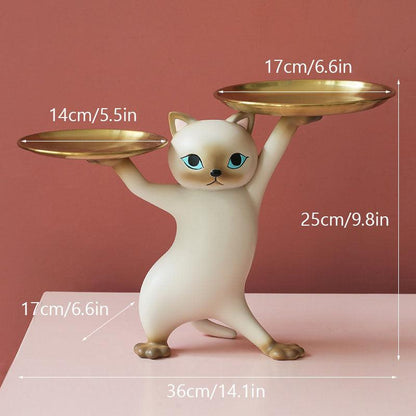 Lighteme Kreativer Katzen-Halteteller