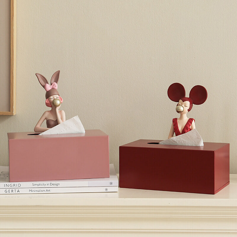 Lighteme Modern Girls Tissue Storage Box