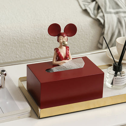 Lighteme Modern Girls Tissue Storage Box