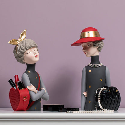 Lighteme Modern Girl Storage Ornaments