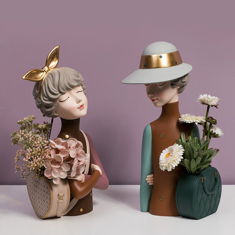 Lighteme Modern Girl Storage Ornaments