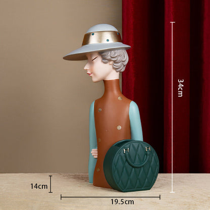 Lighteme Modern Girl Storage Ornaments