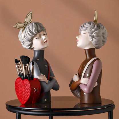 Lighteme Modern Girl Storage Ornaments