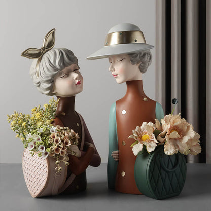 Lighteme Modern Girl Storage Ornaments