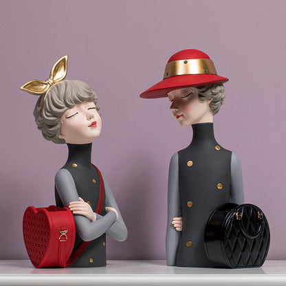 Lighteme Modern Girl Storage Ornaments