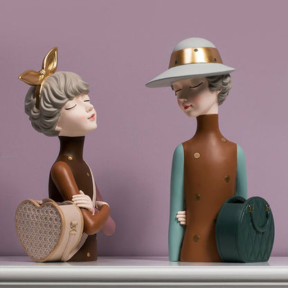Lighteme Modern Girl Storage Ornaments