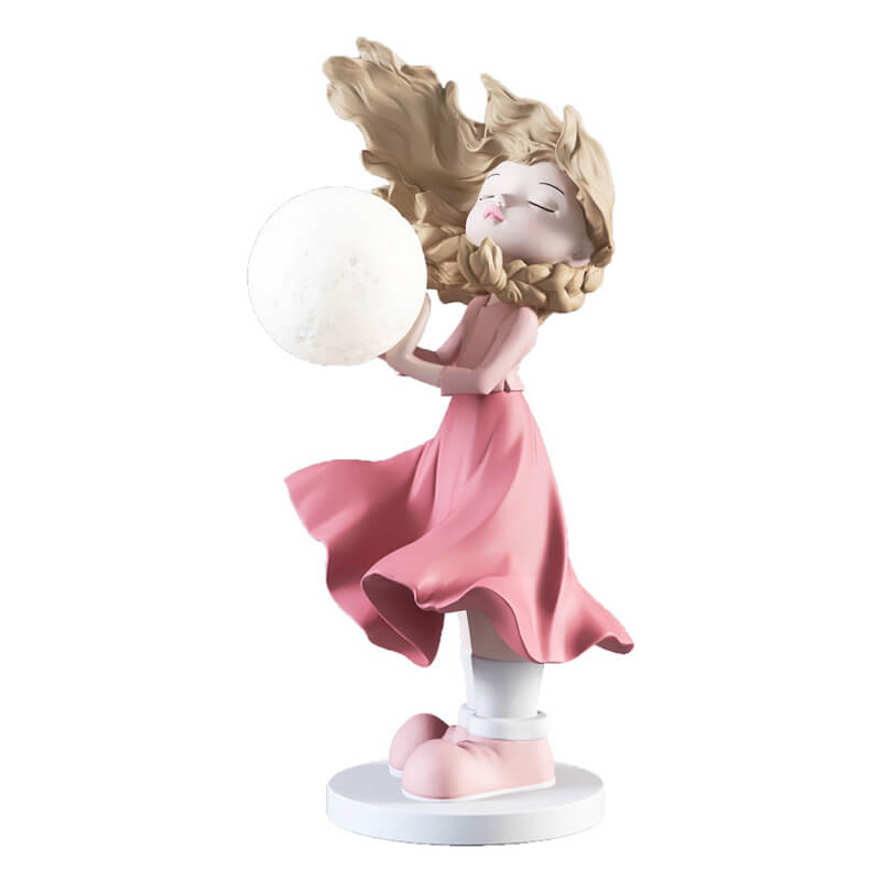 Lighteme Moon Girl Home Decoration