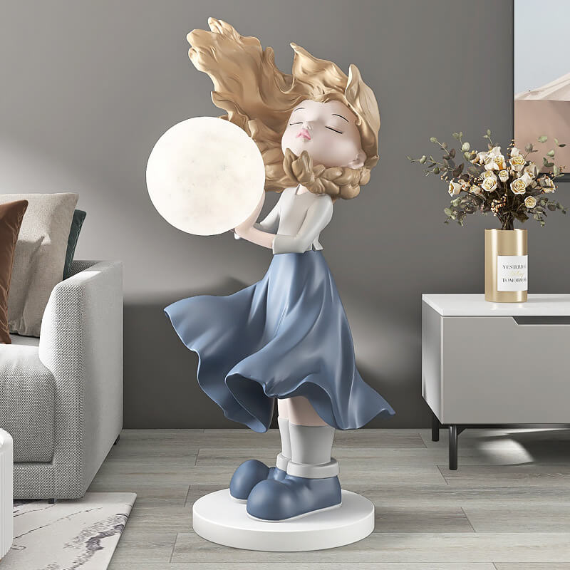 Lighteme Moon Girl Home Decoration