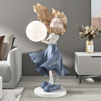 Lighteme Moon Girl Home Decoration