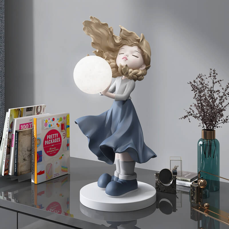 Lighteme Moon Girl Home Decoration