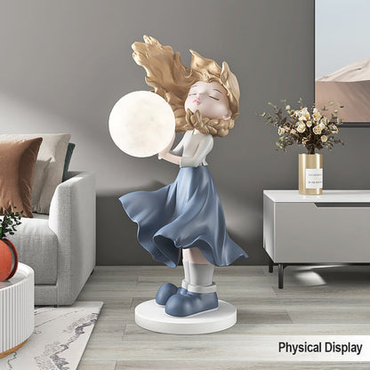 Lighteme Moon Girl Home Decoration