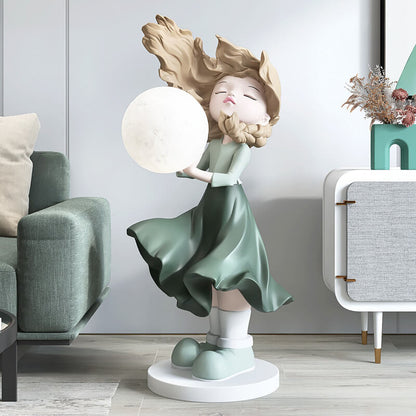 Lighteme Moon Girl Home Decoration