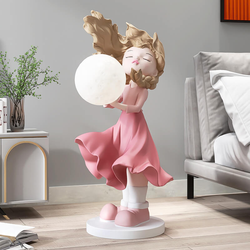 Lighteme Moon Girl Home Decoration