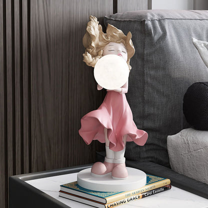 Lighteme Moon Girl Home Decoration