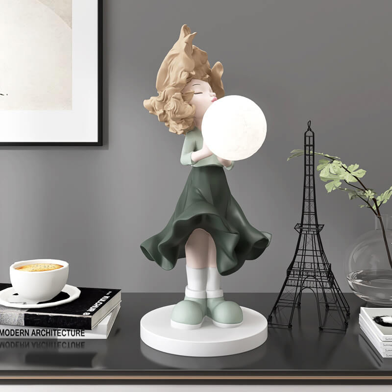 Lighteme Moon Girl Home Decoration