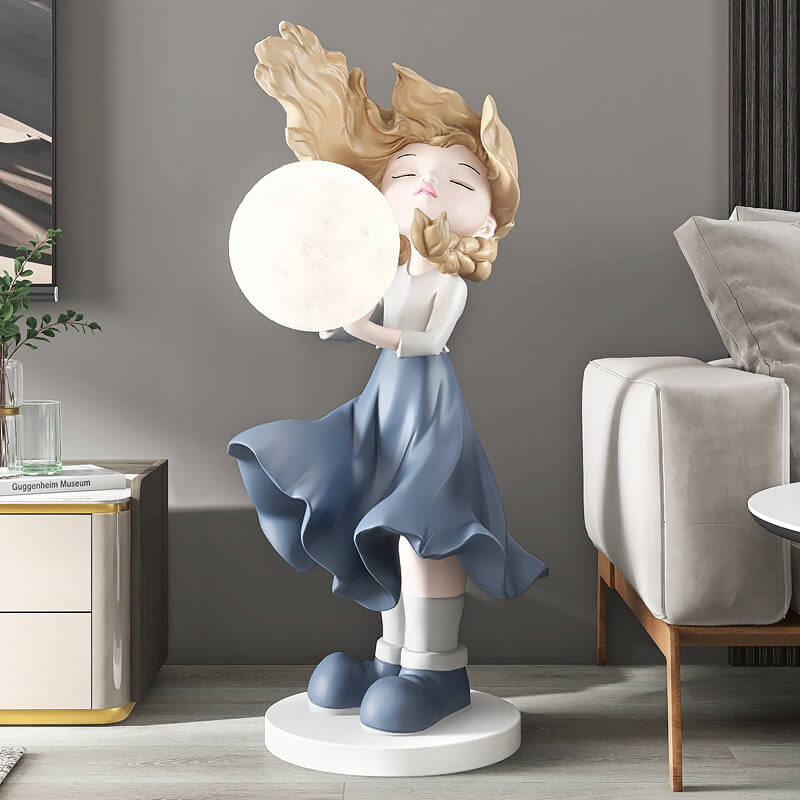 Lighteme Moon Girl Home Decoration