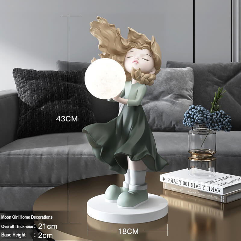 Lighteme Moon Girl Home Decoration