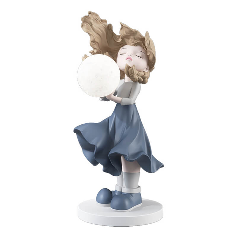 Lighteme Moon Girl Home Decoration