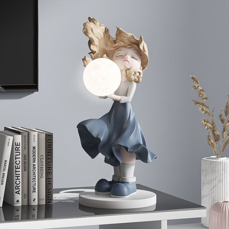 Lighteme Moon Girl Home Decoration