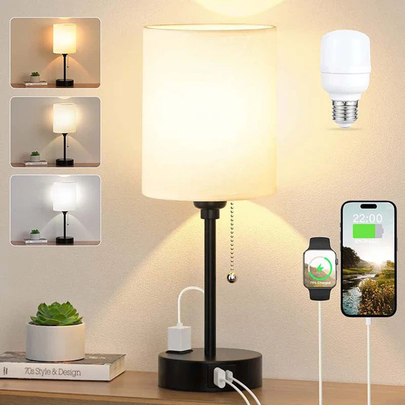 Lighteme Moreushop Metal USB Table Lamp