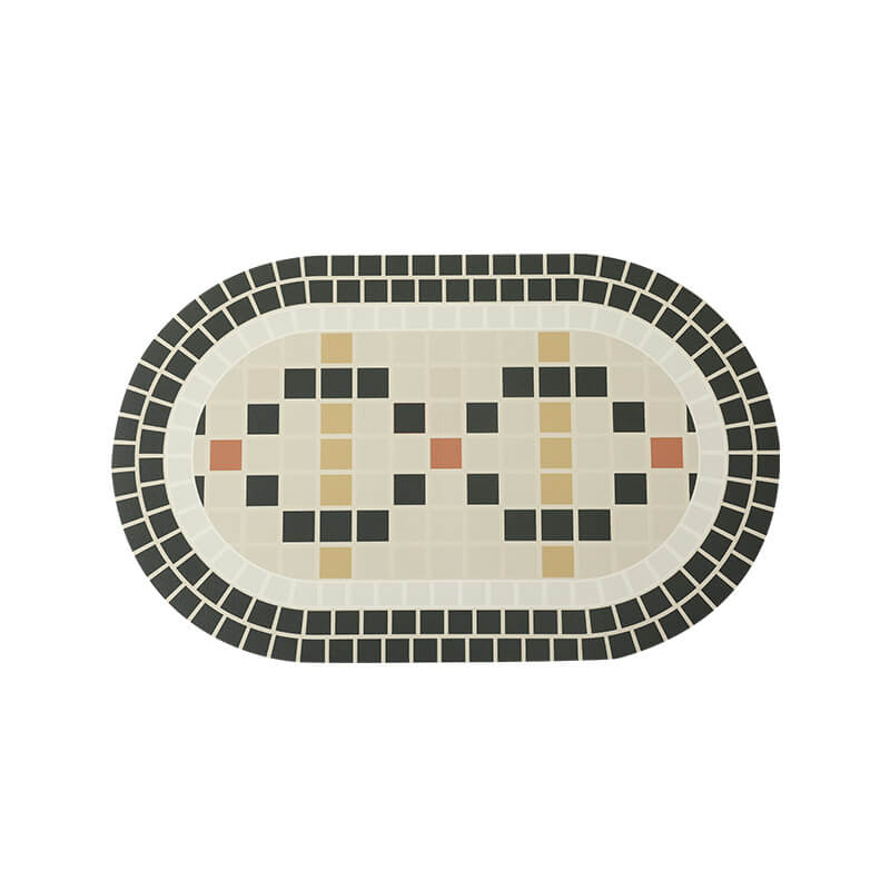 Tapis de bain Lighteme Mosaic en boue de diatomées