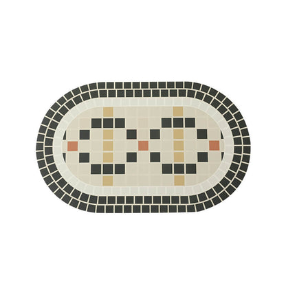 Tapis de bain Lighteme Mosaic en boue de diatomées
