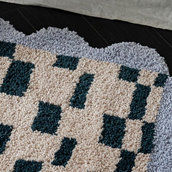 Lighteme Mosaic Lattice Decoration Rug