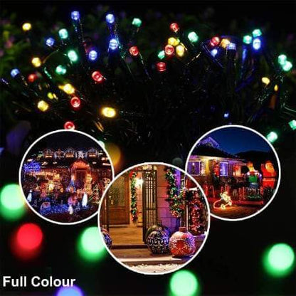 Lighteme Premium Multi-Color LED Solar Christmas lights with Remote