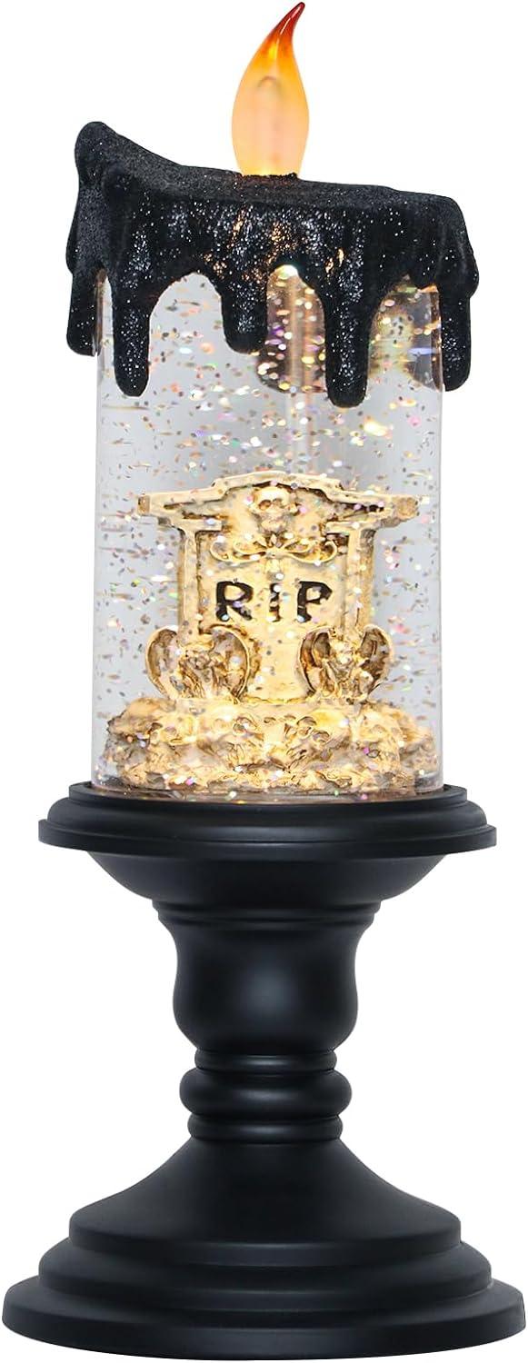 Lighteme Grand glitzernde Halloween-LED-Kerzen 