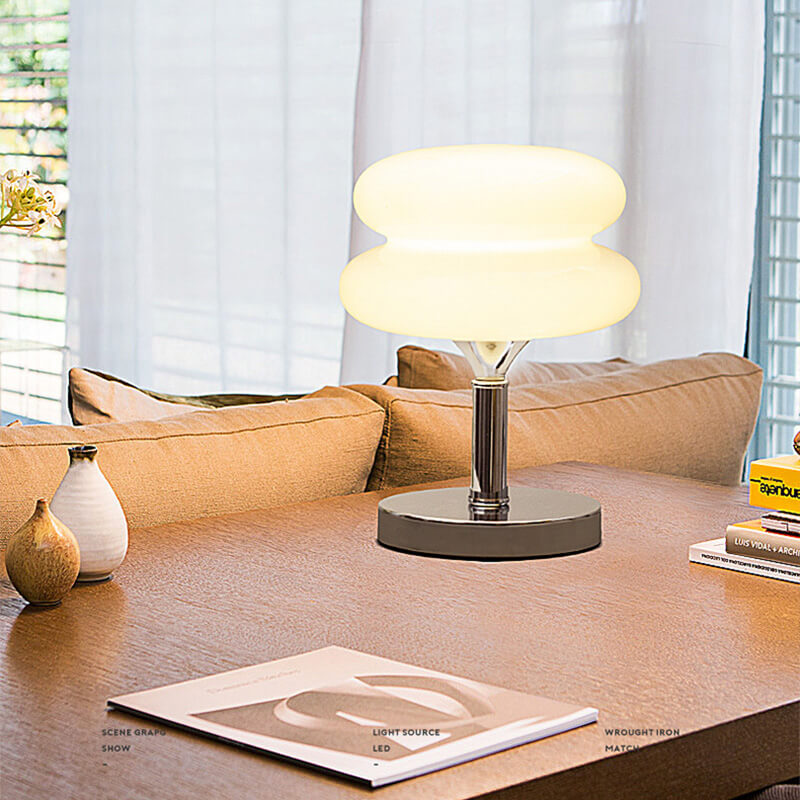 Lighteme New Egg Tart Glass Desk Lamp