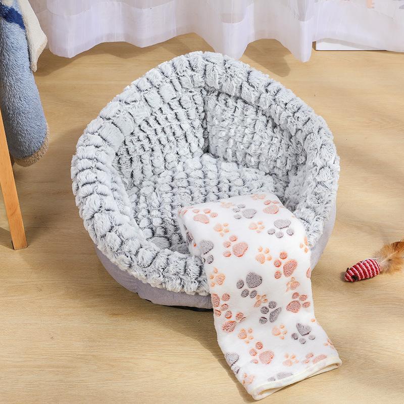 Lighteme New Adjustable Cat/Dog Kennel With Velvet Pet Mat (4 colors & 4 sizes)