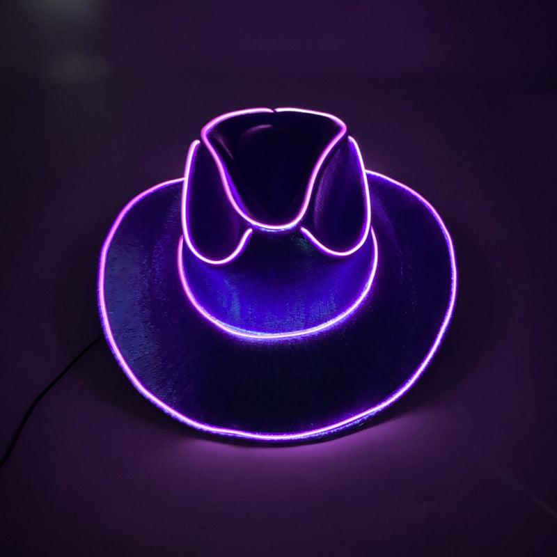 Chapeau de fête de cow-boy à LED Lighteme Lokahat 